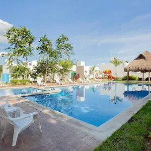 Apartamento Gema Turquesa En Privada Con Seguridad Y Familiar México